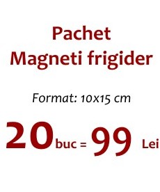 Pachet 20 Magneti Frigider 10x15 cm