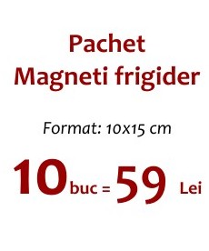 Pachet 10 Magneti Frigider 10x15 cm